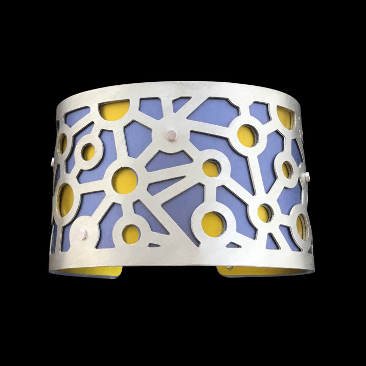 Medium Two Tone Atoms Cuff