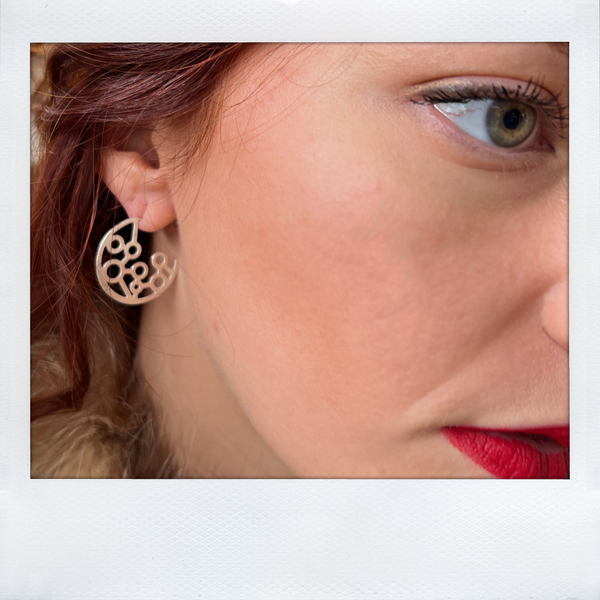 Atoms Side Earrings