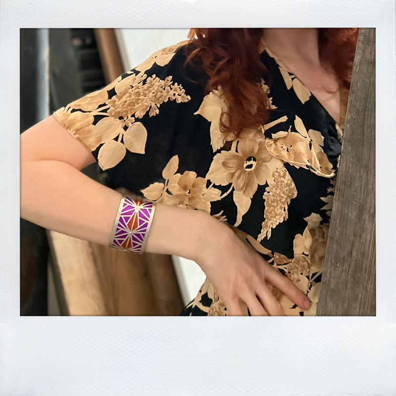 ORIGAMI CUFF TWO-TONE MEDIUM