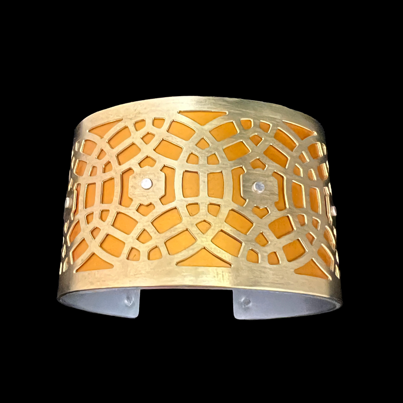 ROUND N ROUND CUFF MEDIUM BRASS