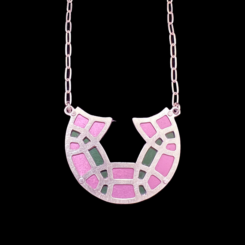 Round and Round Necklace Two-Tone