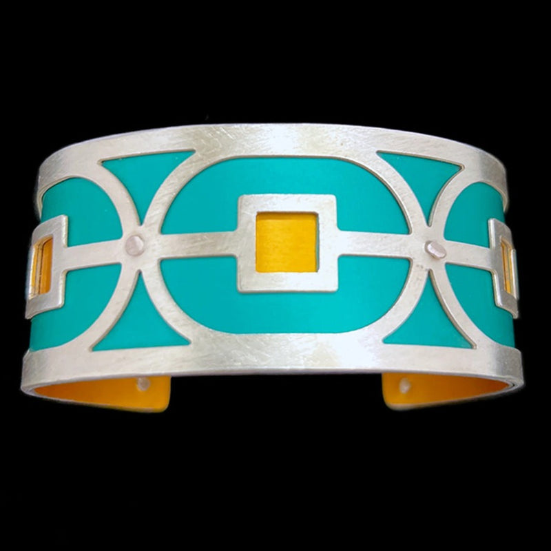 SINGLE LINK CUFF TWO-TONE SMALL