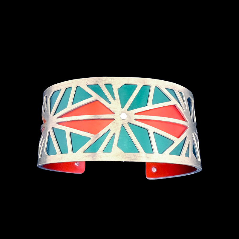 ORIGAMI CUFF TWO-TONE SMALL