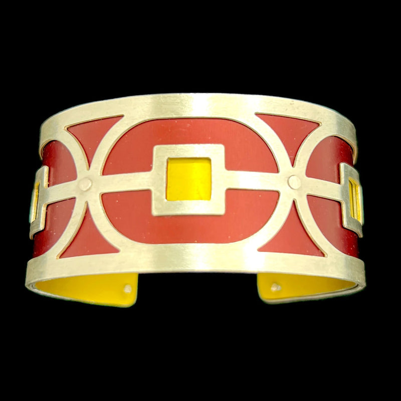 SINGLE LINK CUFF TWO-TONE SMALL
