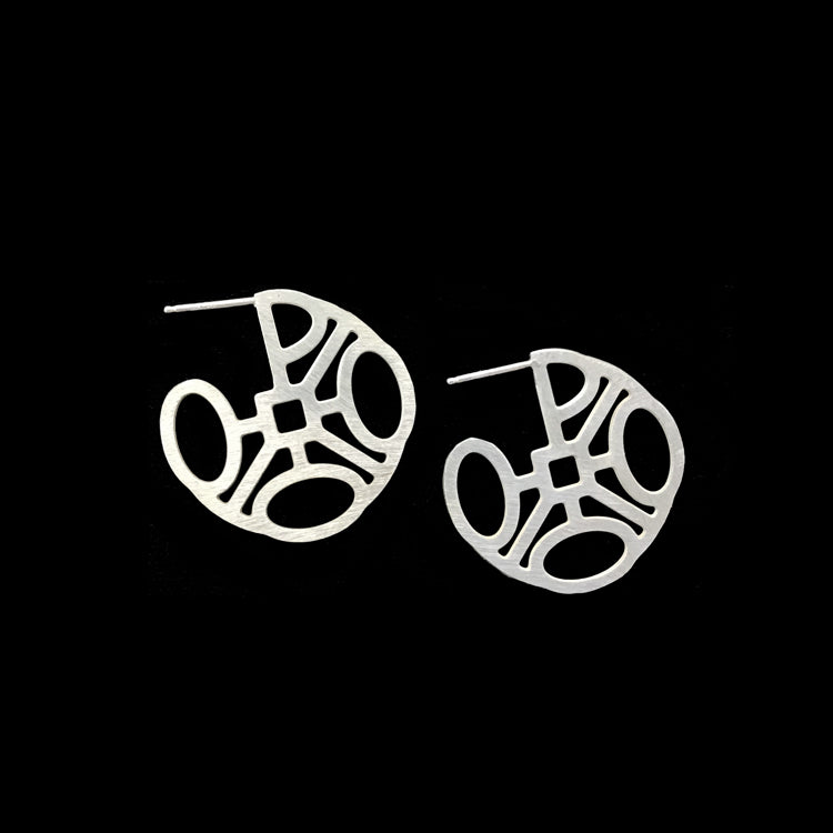 HOLLYWOOD REGENCY SIDE EARRINGS