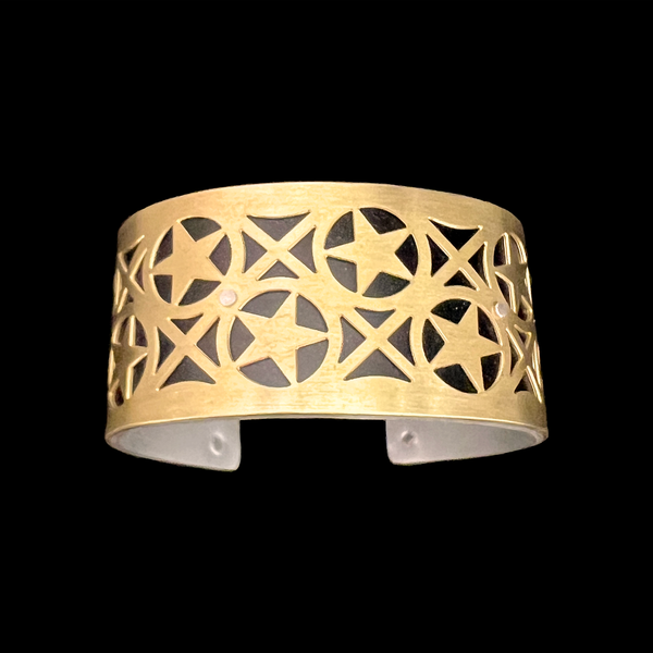 TINY STARS CUFF SMALL BRASS