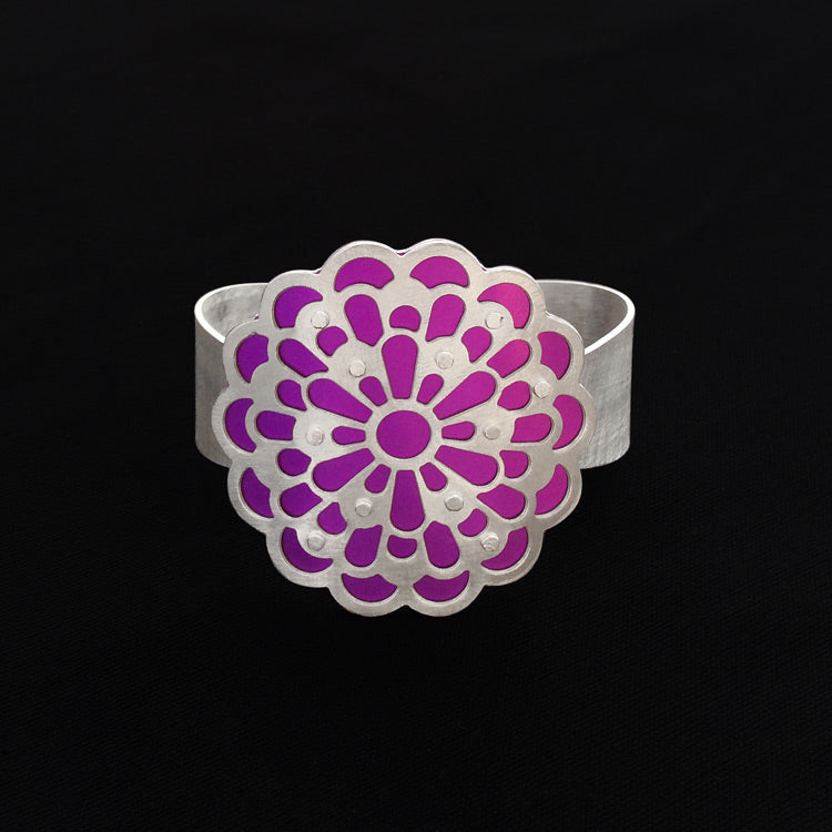 Zinnia Corsage Cuff