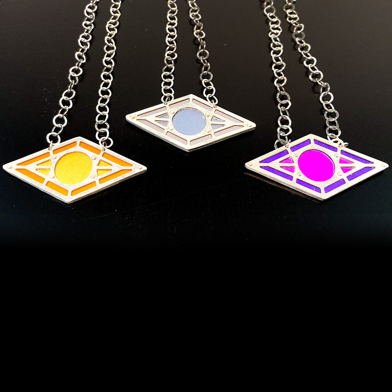 Diamond Collection Marquis Cut Two Tone Necklace