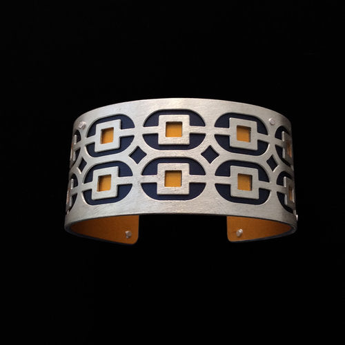 DOUBLE LINK CUFF TWO-TONE SMALL